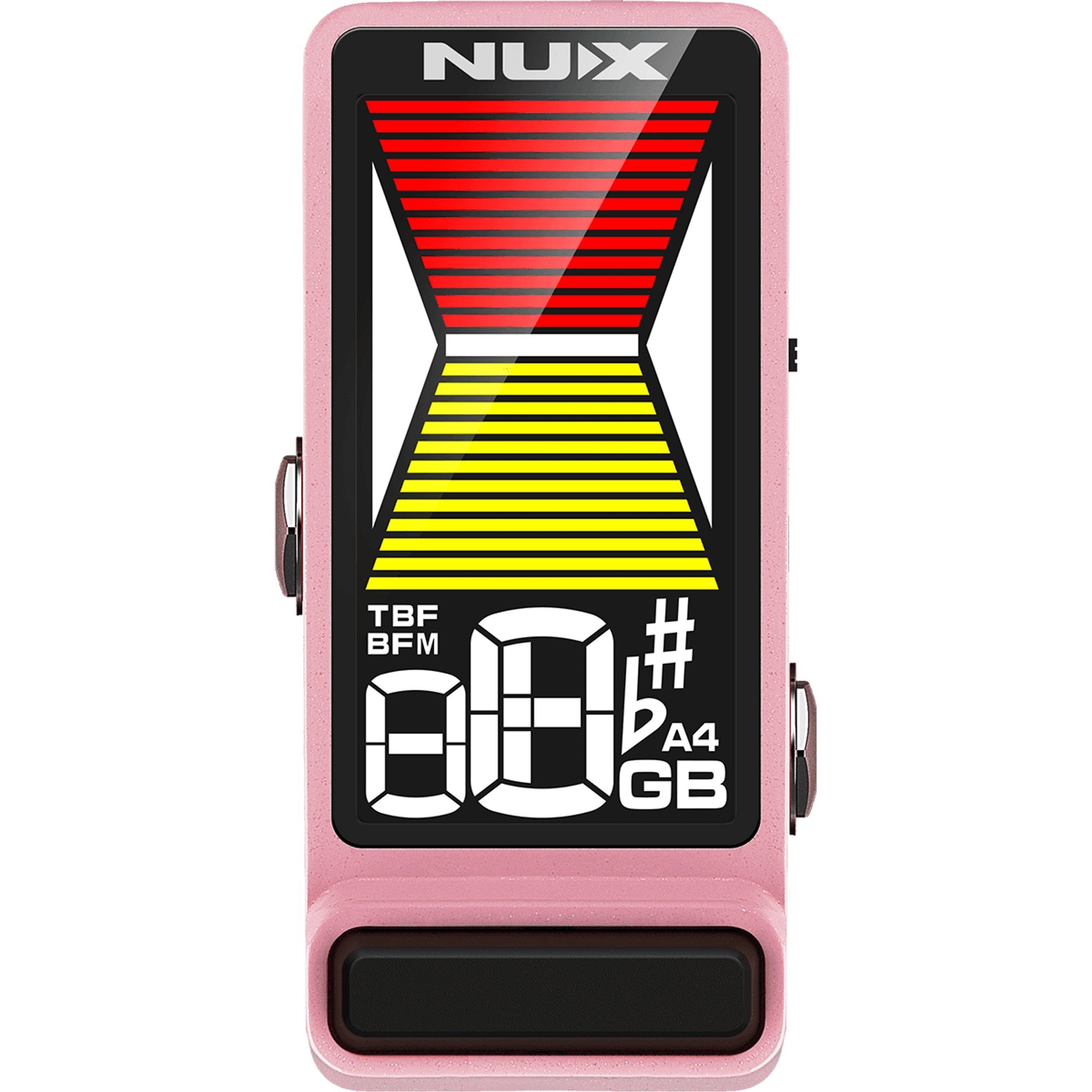 Nux - MNU FLOWTUNE-PINK - Pédale accordeur guitare compact LCD