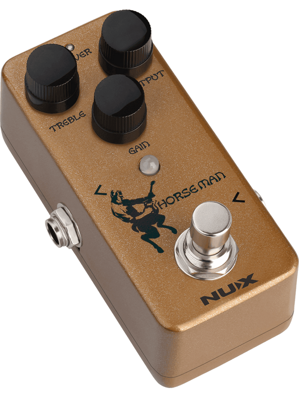 Pédale D'Overdrive Analogique Horseman Nod-1 Gold/Silver