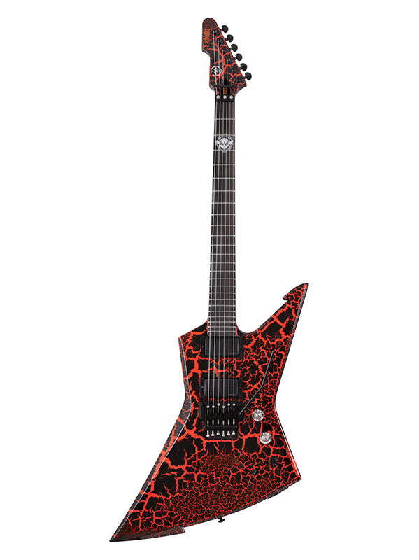 Balsac E-1 Floyd Rose Signature - Black Orange Crackle