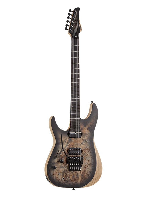 Reaper 6 Floyd Rose, Micro Sustainiac, Gaucher - Charcoal Burst