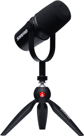 Pack Mv7 Noir Et Trepied Manfrotto