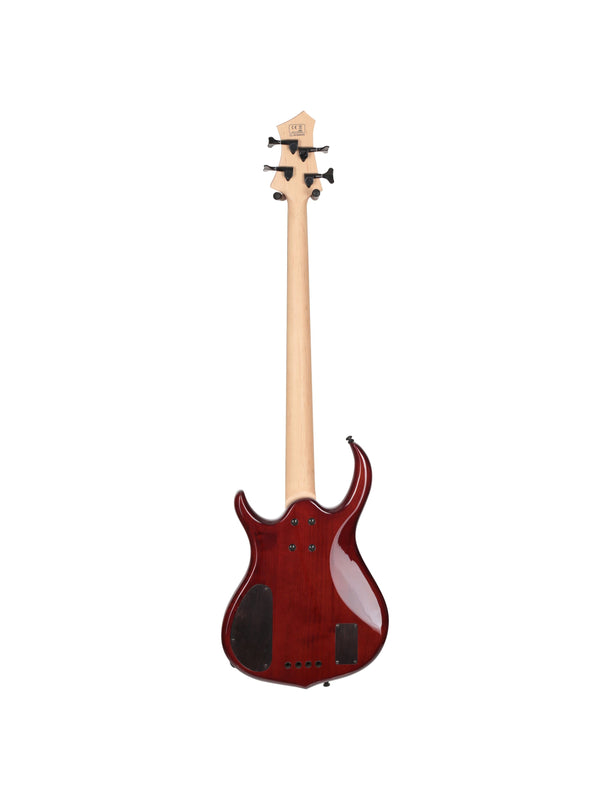 M7 Alder-4 Fl Brs Brown Sunburst Fretless