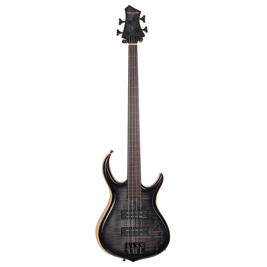 M7 Swamp Ash-4 Fl Tbk Transparent Black Fretless