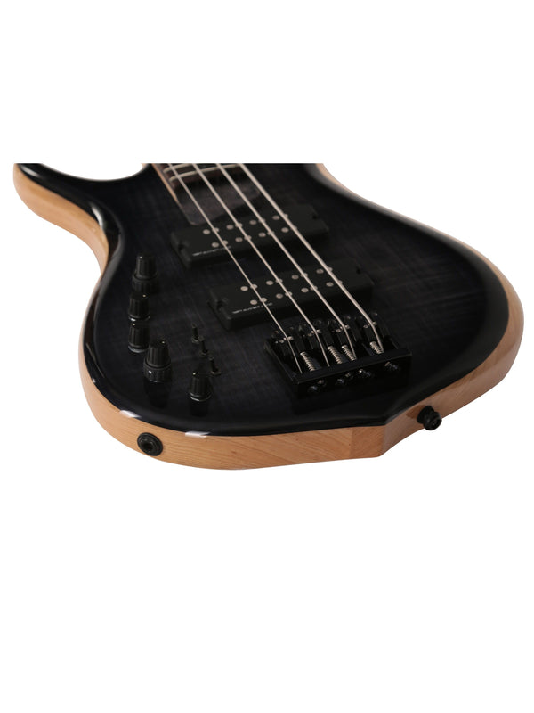 M7 Swamp Ash-4 Lh Tbk Transparent Black Gauchère