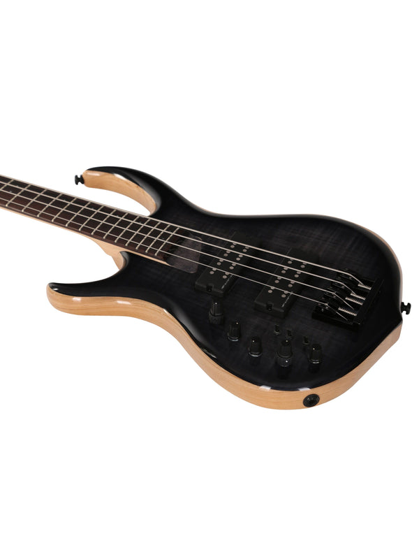 M7 Swamp Ash-4 Lh Tbk Transparent Black Gauchère