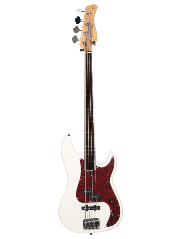P7 Alder-4 Awh Fl Antique White Fretless