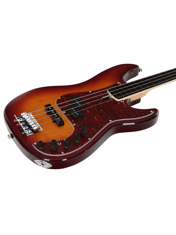 P7 Alder-4 Ts Fl Tobacco Sunburst Fretless