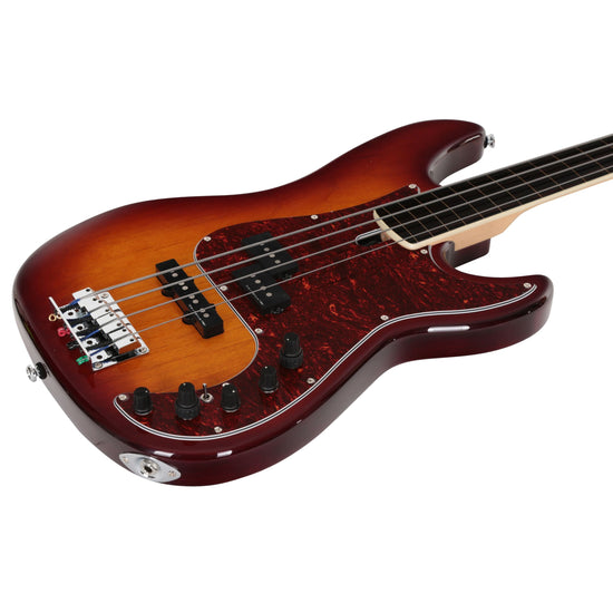P7 Alder-4 Ts Fl Tobacco Sunburst Fretless