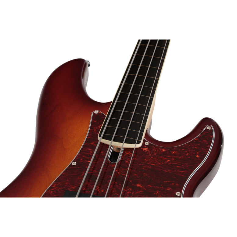 P7 Alder-4 Ts Fl Tobacco Sunburst Fretless