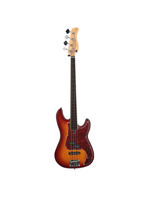 P7 Alder-4 Ts Fl Tobacco Sunburst Fretless