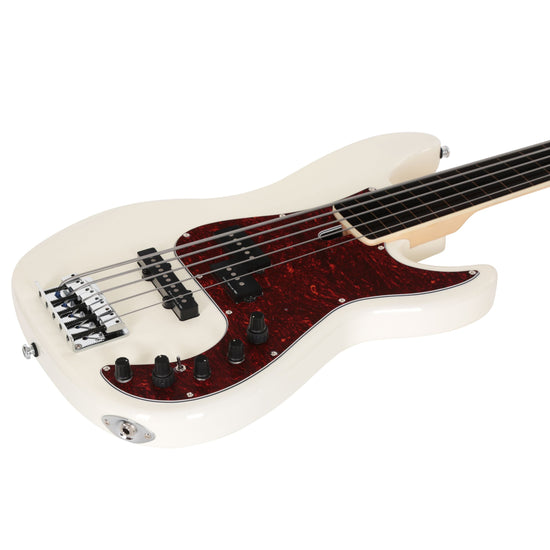 P7 Alder-5 Awh Fl Antique White Fretless