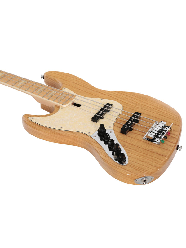 V7 Swamp Ash-4 Lh Nt Mn  Naturel Gauchère