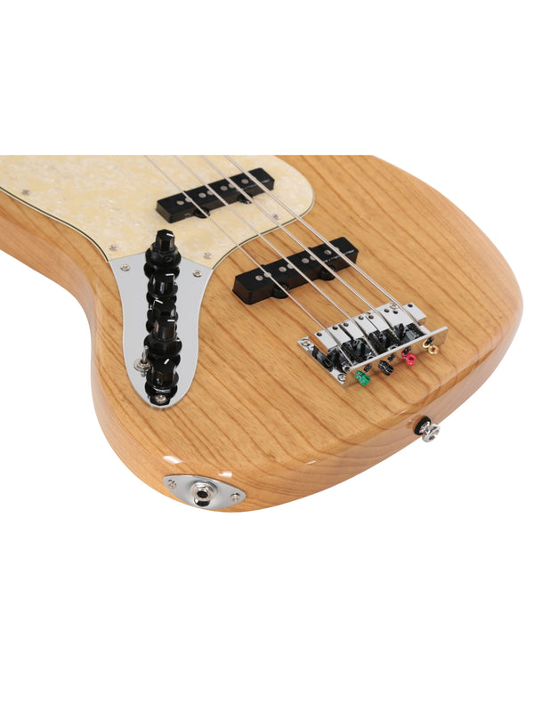 V7 Swamp Ash-4 Lh Nt Mn  Naturel Gauchère